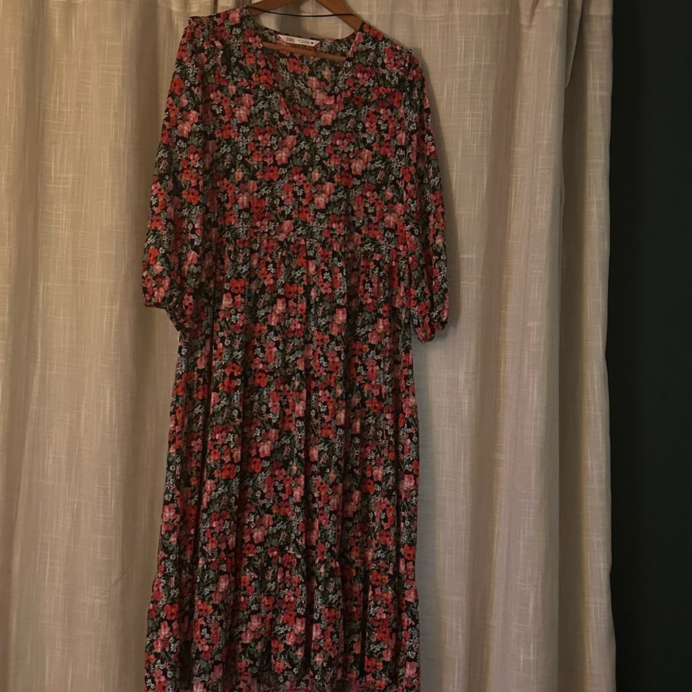 Zara Midi A Line Dress